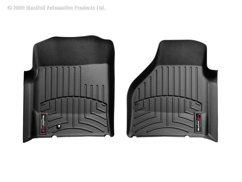 WeatherTech 02-06 Dodge Ram 1500 Pickup QuadCab Front FloorLiner - Black - 440041