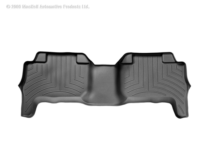 WeatherTech 04+ GMC Canyon Crew Cab Rear FloorLiner - Black - 440092