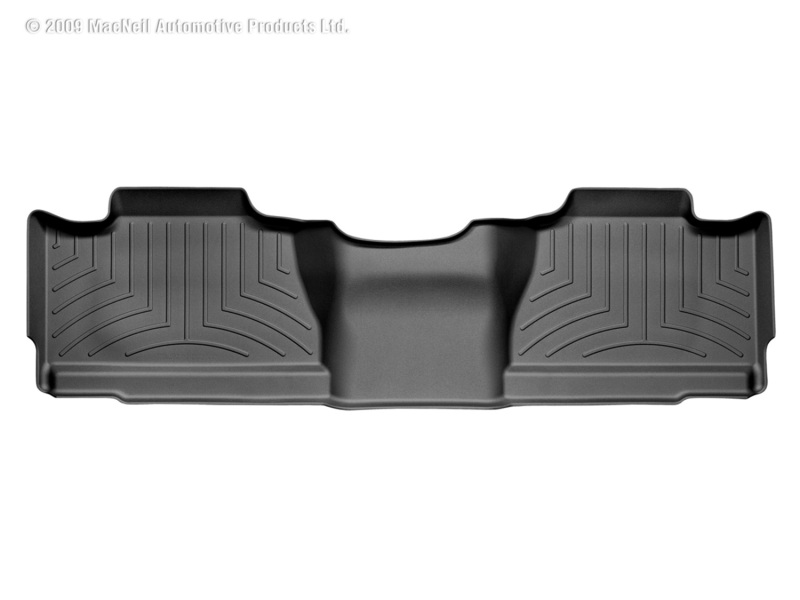 WeatherTech 07+ Chevrolet Avalanche Rear FloorLiner - Black - 440663