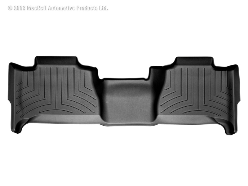 WeatherTech 07-13 Cadillac Escalade Rear FloorLiner - Black - 440666