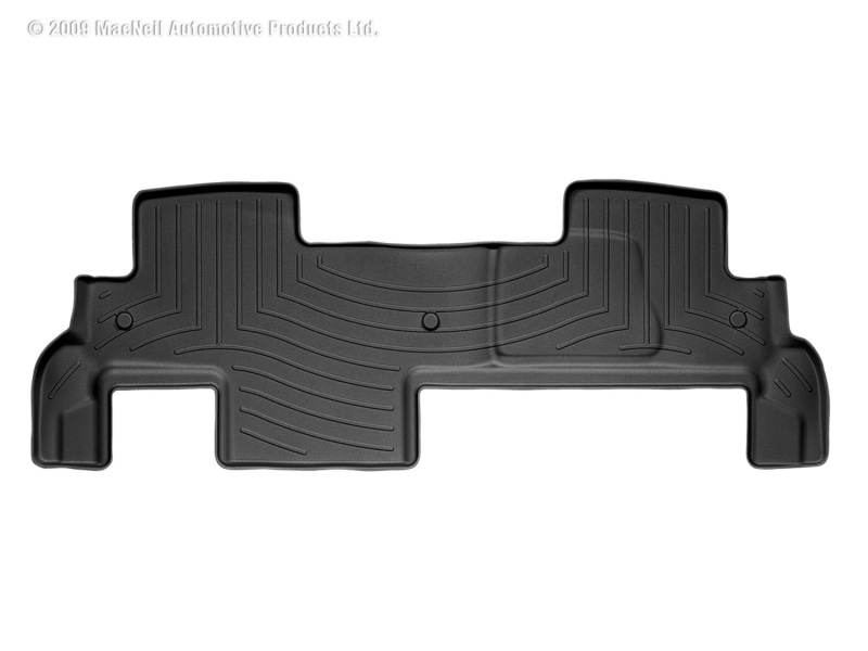 WeatherTech 07+ GMC Acadia Rear FloorLiner - Black - 441112