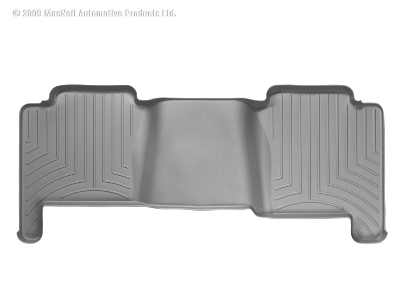 WeatherTech 04-08 Ford F150 Super Crew Rear FloorLiner - Grey - 460052