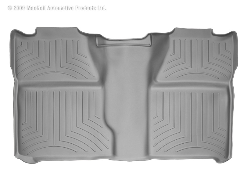 WeatherTech 07-13 Chevrolet Silverado Crew Cab Rear FloorLiner - Grey - 460660