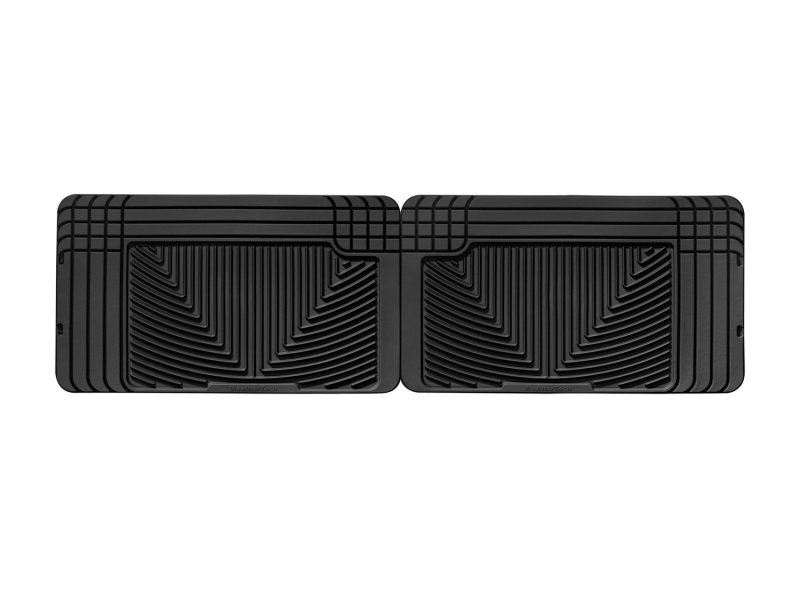 WeatherTech 96 GMC Rally Van Rear Rubber Mats - Black - W25