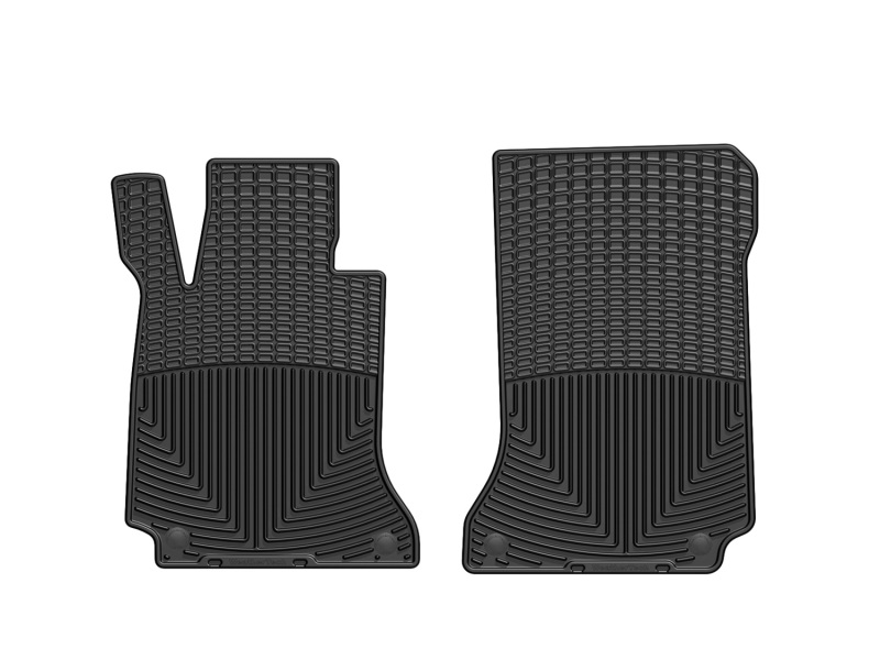 WeatherTech 08+ Mercedes-Benz E-Class Front Rubber Mats - Black - W287