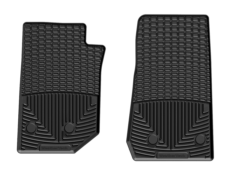 WeatherTech 14-15 Jeep Wrangler Front Rubber Floor Mats - Black - W321