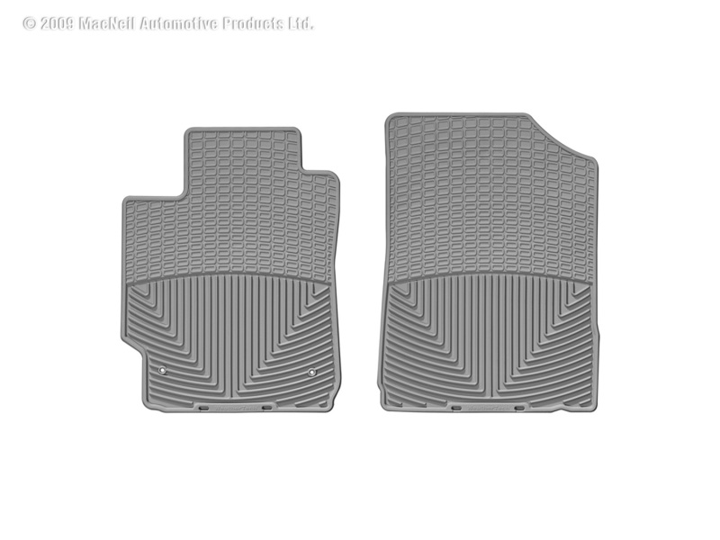 WeatherTech 03-13 Mazda Mazda 6 Hatch Front Rubber Mats - Grey - W71GR
