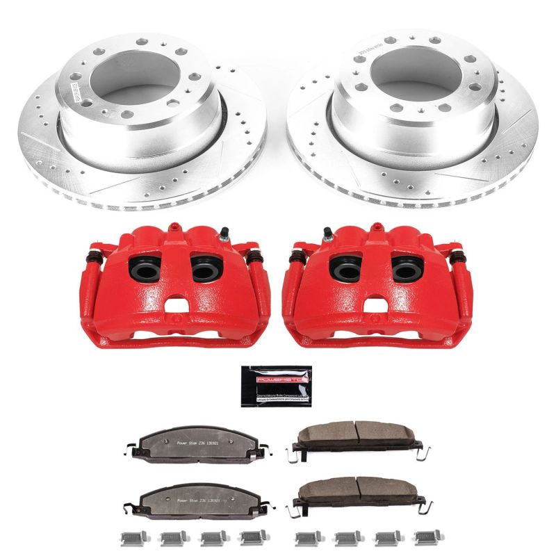 Power Stop 13-18 Ram 3500 Rear Z36 Truck & Tow Brake Kit w/Calipers - KC7131-36