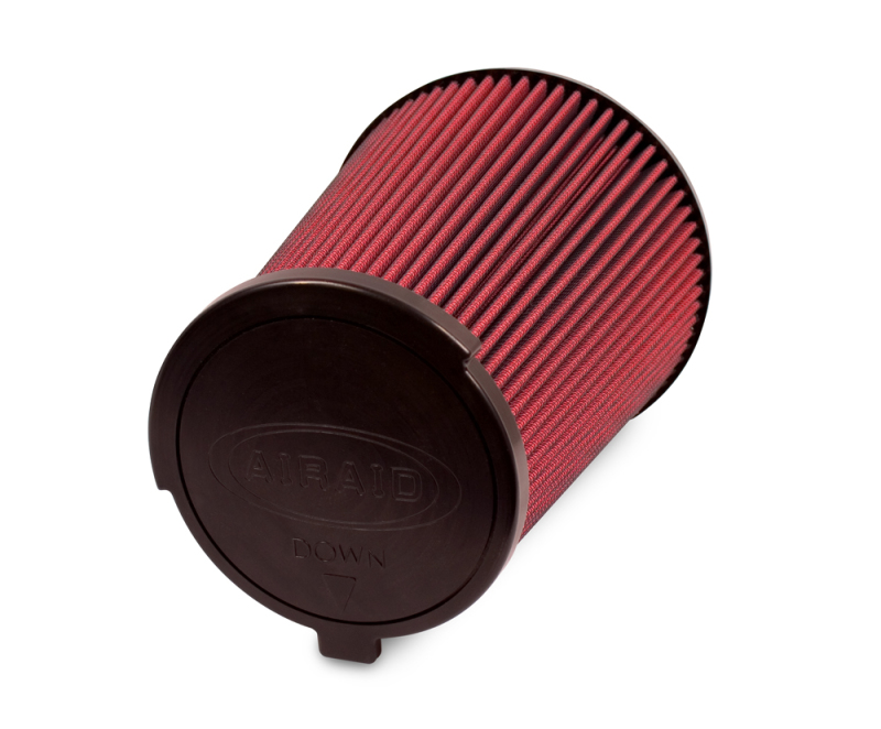 Airaid fits 10-14 Ford Mustang Shelby 5.4L Supercharged Direct Replacement Filter - Oiled / Red Media - 860-399