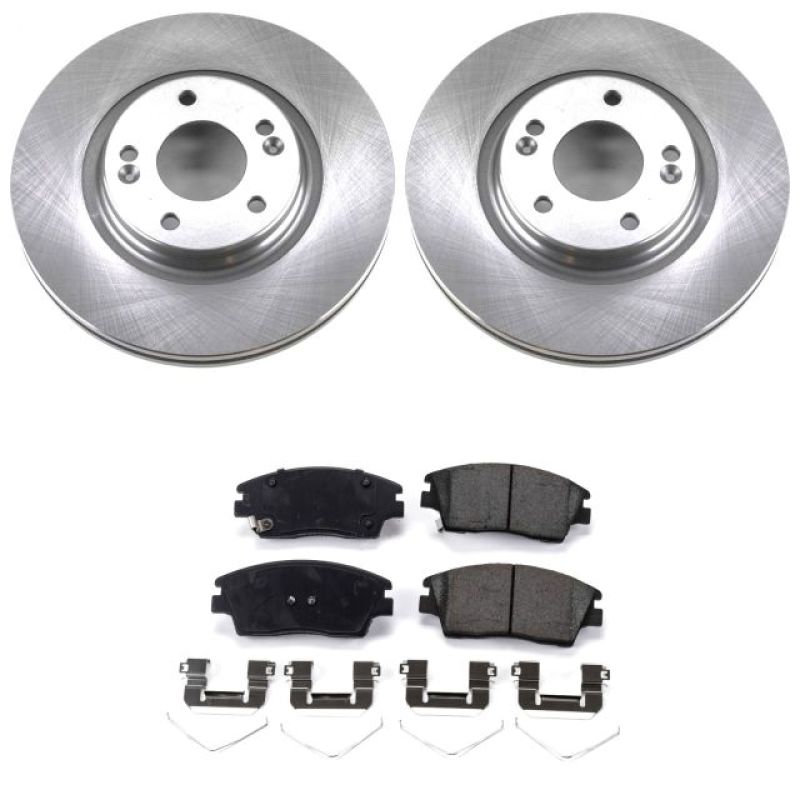 Power Stop 17-19 Hyundai Elantra Front Autospecialty Brake Kit - KOE7355