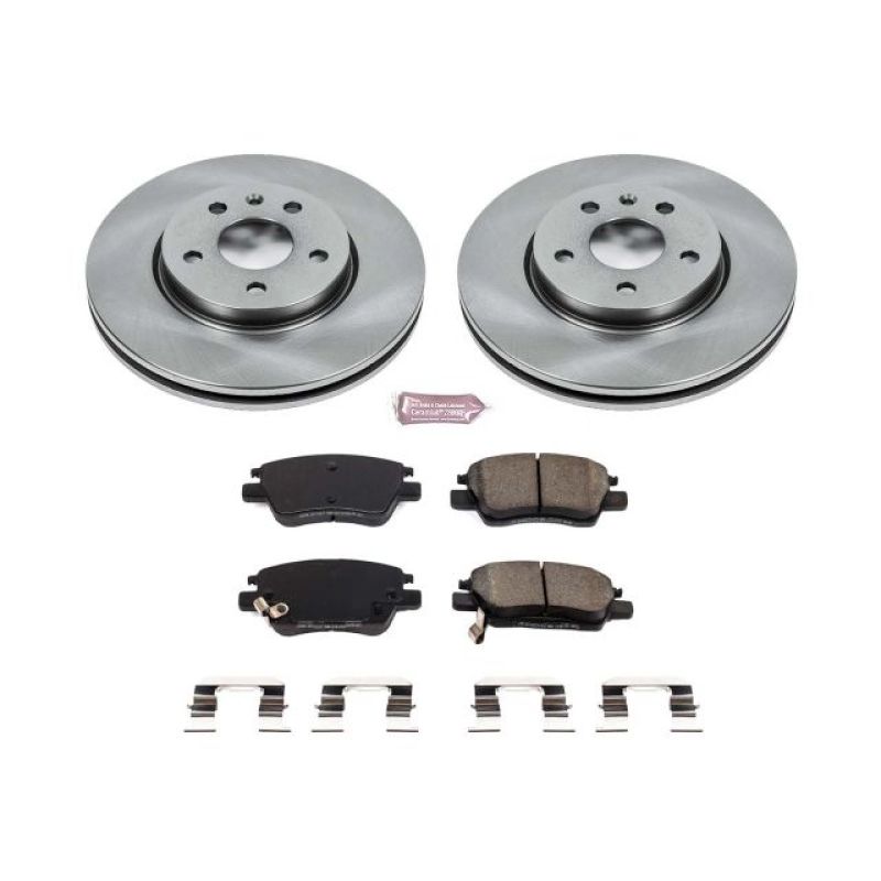 PowerStop KOE7399 Stock Replacement Brake Kit For 17-19 Chevy Bolt EV