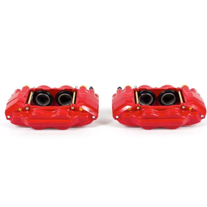 Power Stop 06-10 Hummer H3 Front Red Calipers w/o Brackets - Pair - S5018