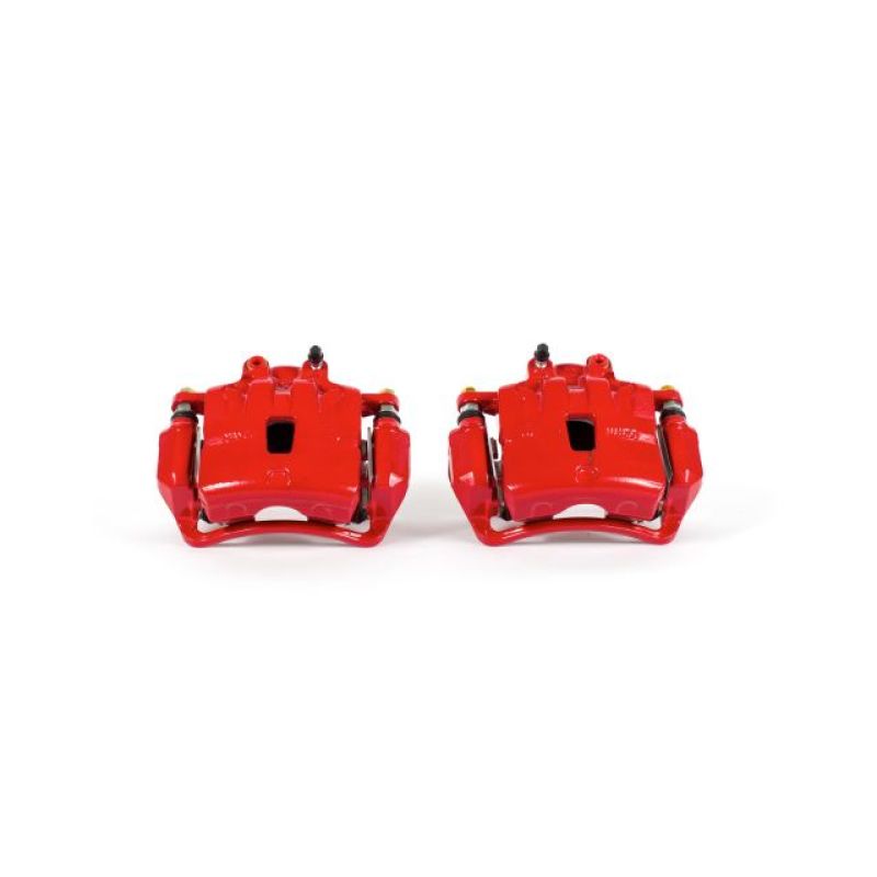 Power Stop 2016 Buick Regal Front Red Calipers w/Brackets - Pair - S5274