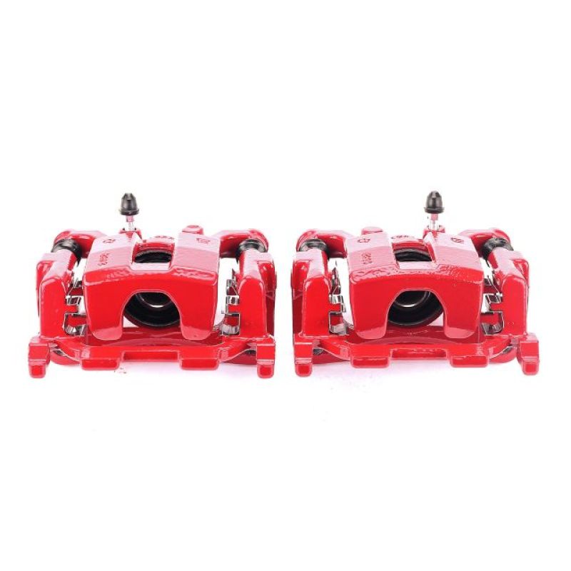 Power Stop 09-14 Nissan Maxima Rear Red Calipers w/Brackets - Pair - S6240