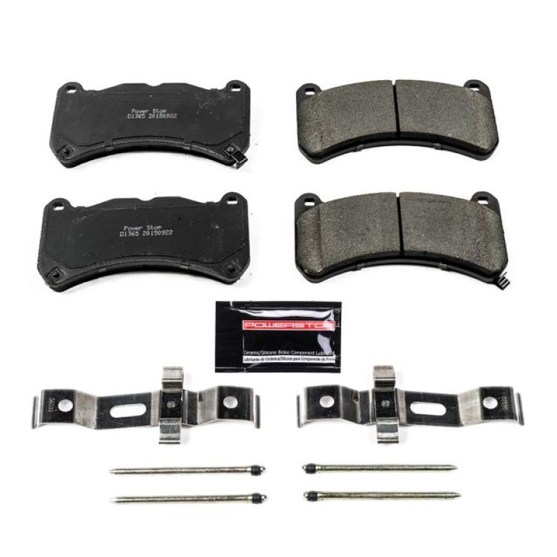 Power Stop 13-14 Ford Mustang Front Z23 Evolution Sport Brake Pads w/Hardware - Z23-1365