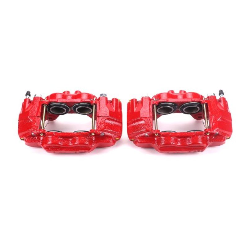 Power Stop S2766 Red Powder Coated Front Passenger Side Brake Caliper (Pair) NEW