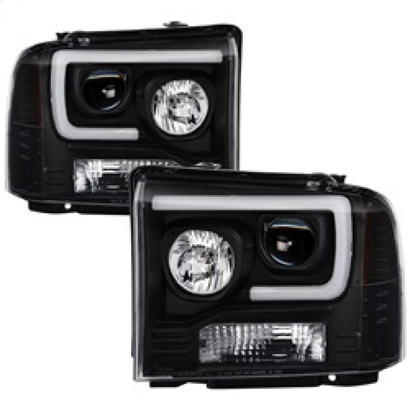 Spyder 5084507 Projector Headlights Black For 05-07 Ford F-250 Super Duty