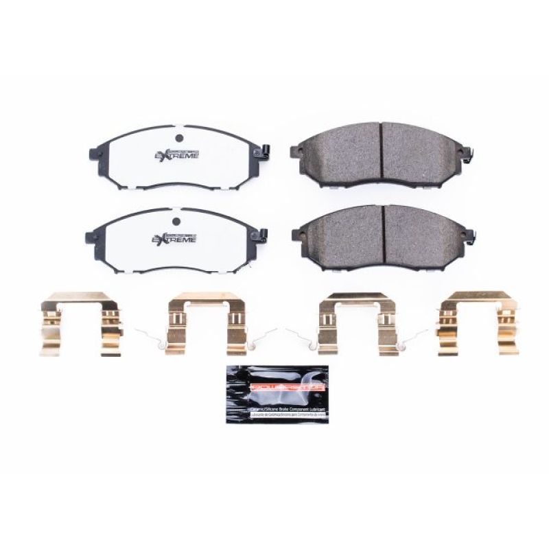 Power Stop 08-12 Infiniti EX35 Front Z26 Extreme Street Brake Pads w/Hardware - Z26-888