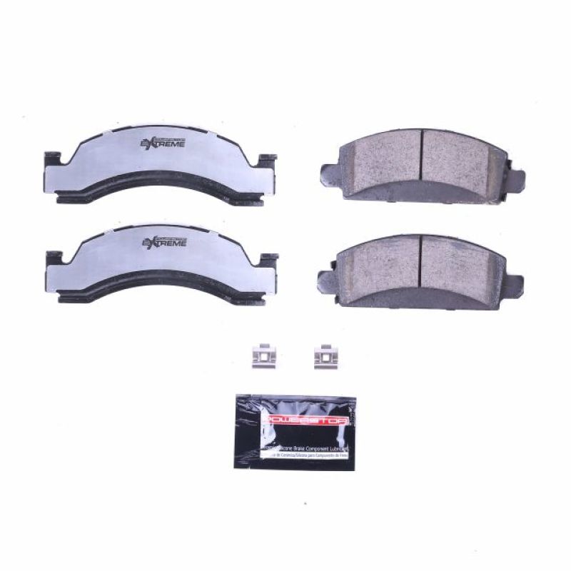 Power Stop 75-86 Chevrolet C30 Front or Rear Z36 Truck & Tow Brake Pads w/Hardware - Z36-149