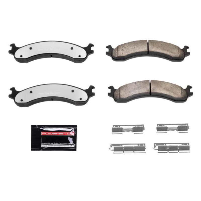 Power Stop 00-02 Dodge Ram 2500 Front Z36 Truck & Tow Brake Pads w/Hardware - Z36-821