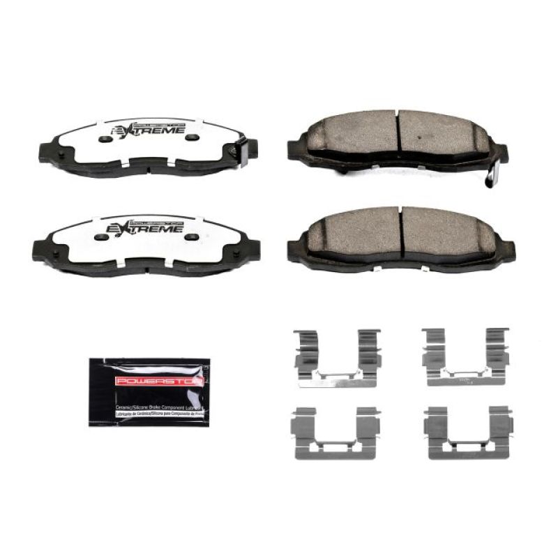 Power Stop 03-04 Dodge Dakota Front Z36 Truck & Tow Brake Pads w/Hardware - Z36-962