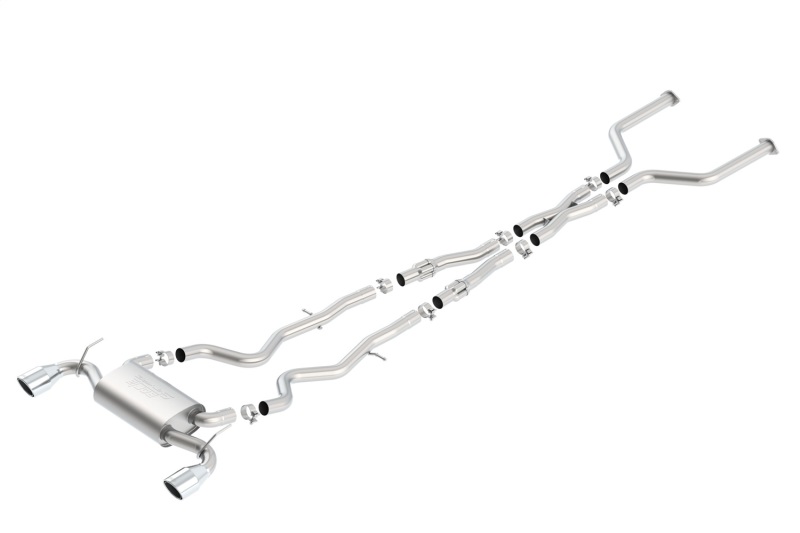Borla 140703 S-Type Cat-Back Exhaust System For 2017-2021 Infiniti Q60 NEW