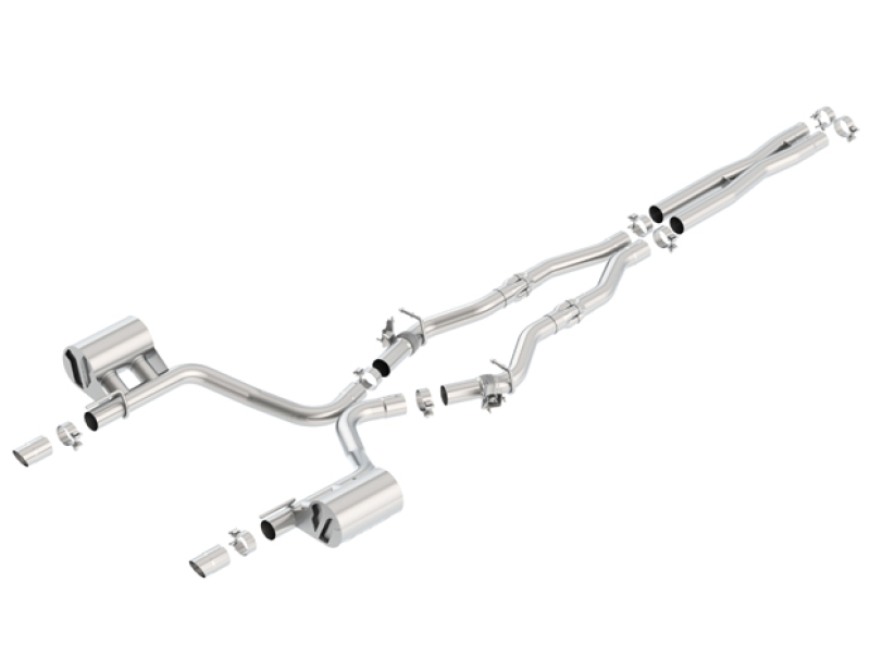 Borla fits  2017 Dodge Charger R/T 5.7L ATAK Catback Exhaust w/o Tips (w/MDS Valves ONLY) - 140723