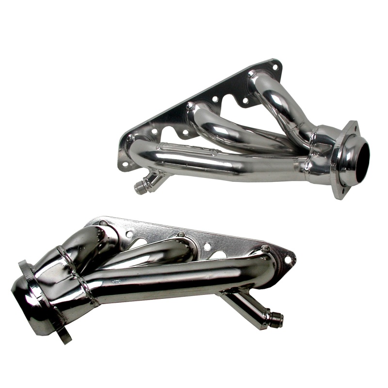 BBK fits 99-04 Mustang V6 Shorty Tuned Length Exhaust Headers - 1-5/8 Chrome - 4008