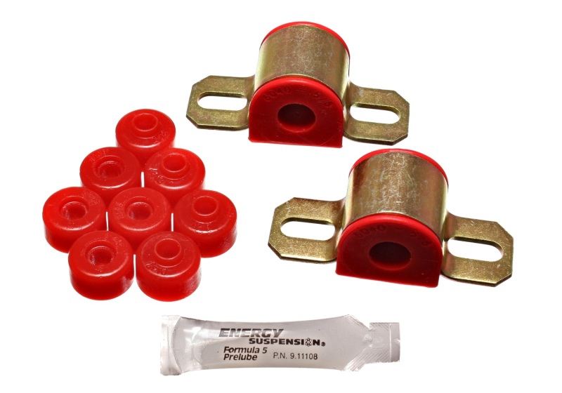 Energy Suspension fits  95-98 Nissan 240SX (S14) Red 16mm Rear Sway Bar Frame Bushings (Sway bar end link - 7.5113R