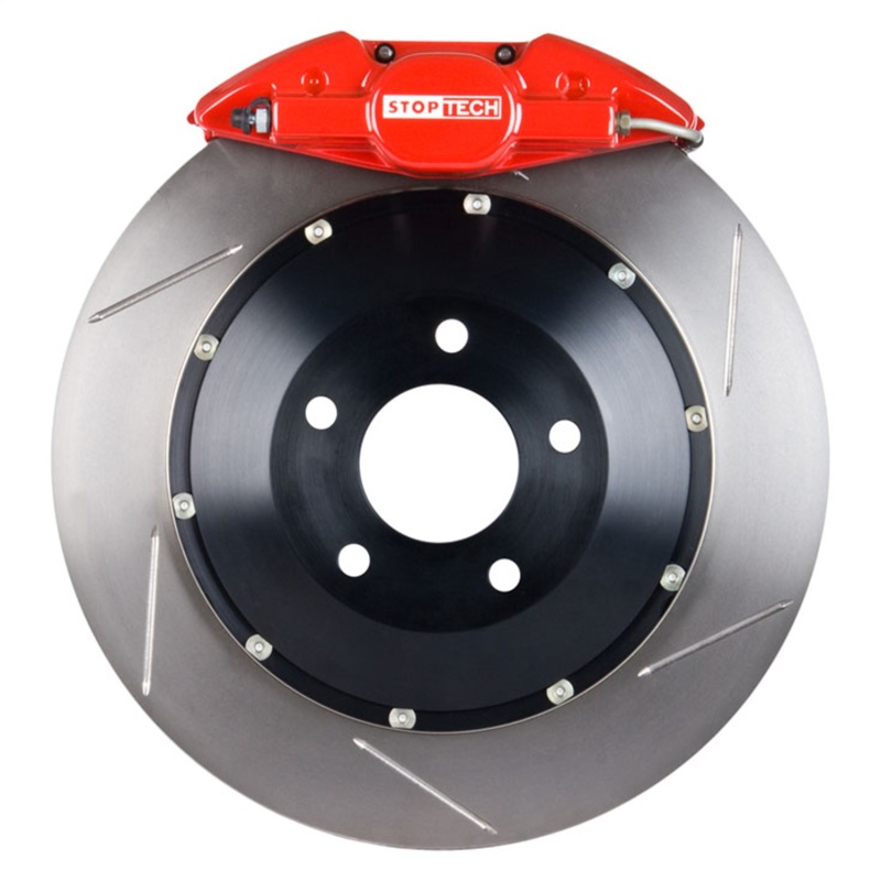 StopTech 13 Subaru BRZ BBK Rear ST-22 Red Calipers 345x28 Slotted Rotors - 83.827.002G.71