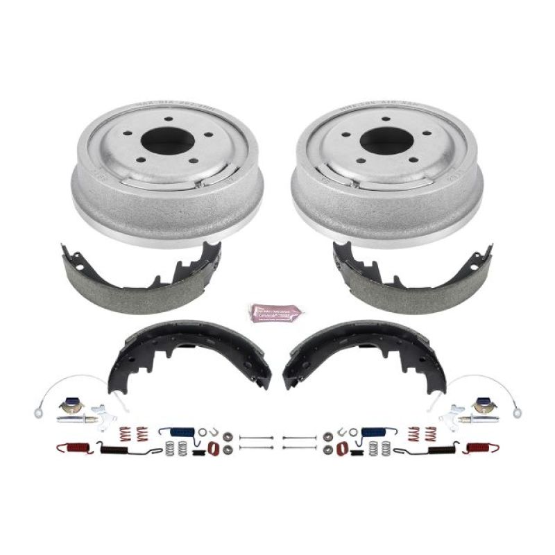 Power Stop KOE15312DK Drum Brake Shoe and Drum Kit-Rear For Ford E-150 1990-1996
