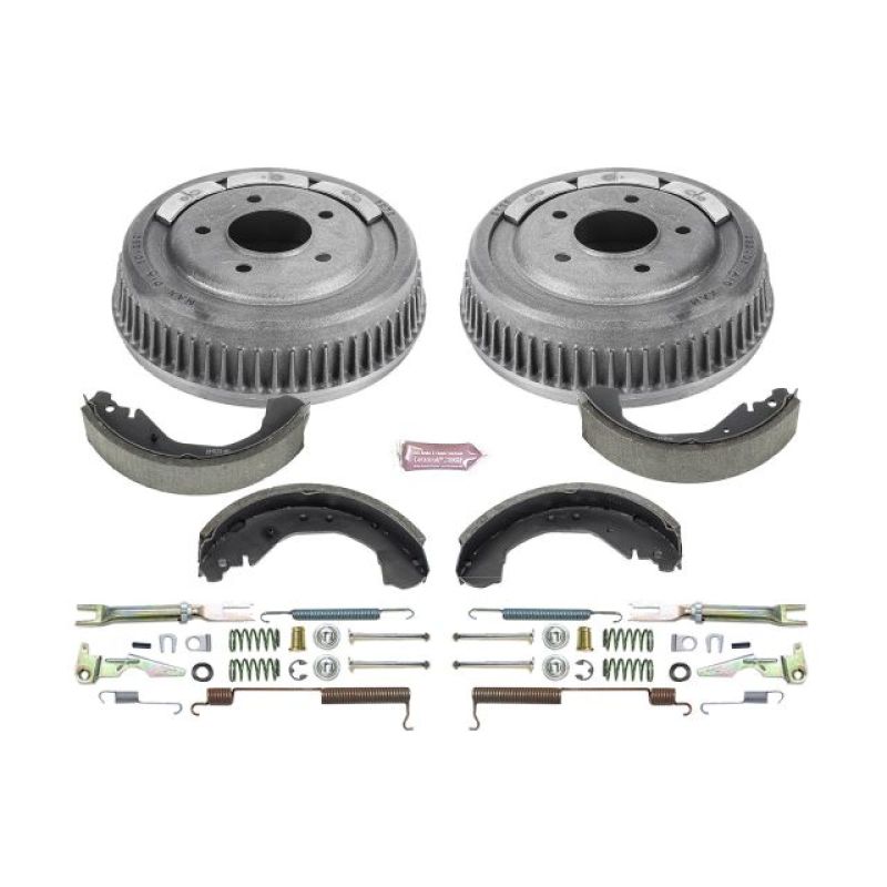 Power Stop KOE15330DK Original Manufacturer Stock Replacement Drum+Shoe Kit Rear