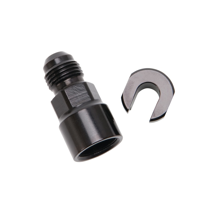 Russell 644113 Screw On EFI Fuel Fitting -6 AN Male to 5/16" SAE Hardline