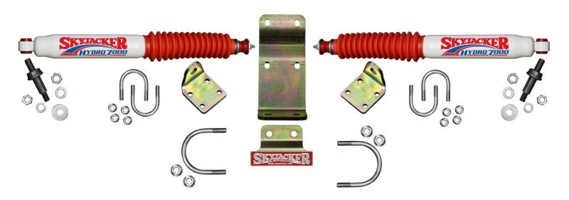 Skyjacker 7203 Steering Stabilizer/Damper Dual Kit For Jeep Wrangler JK NEW