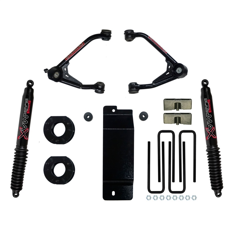 Skyjacker C7350PB 3.5-4 Inch Upper Control Arm Lift Kit With Rear Shocks NEW