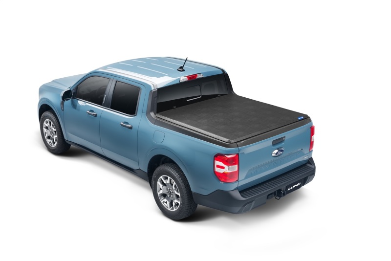 Lund 2022 Ford Maverick (4.5ft Bed) Hard Fold Tonneau Cover - Black - 969380