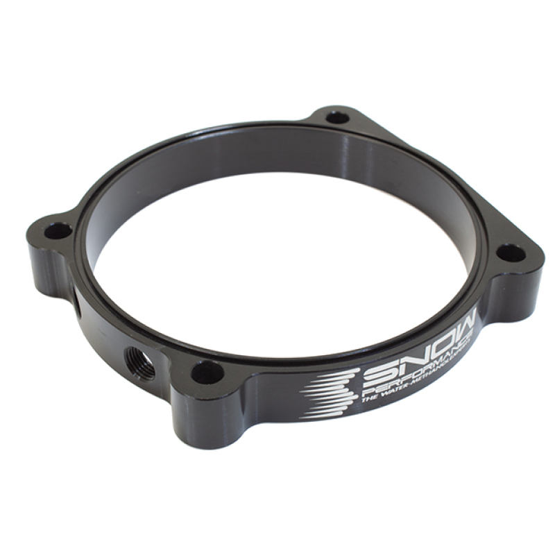 Snow Performance SNO-40068 Throttle Body Spacer Billet Aluminum Black