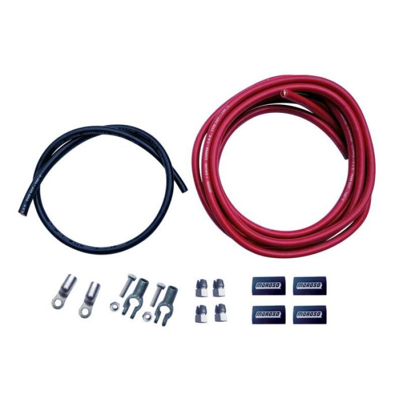 Moroso 74020 Battery Cable Kit, Remote Battery, Inc Pos And Neg Wire