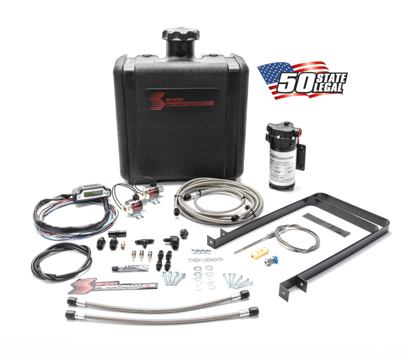 Snow Performance Stg 3 Boost Cooler Water Injection Kit TD Univ. (SS Braided Line and 4AN Fittings) - SNO-50100-BRD