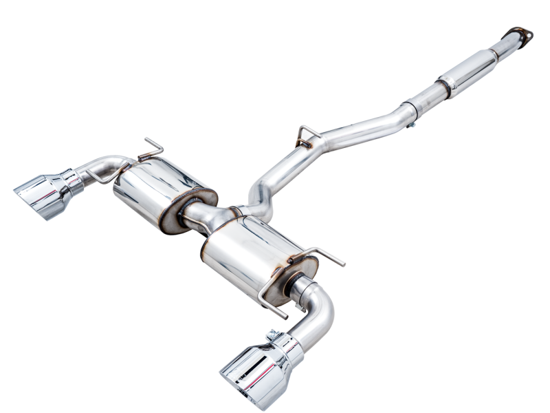 AWE fits  Subaru BRZ/ Toyota GR86/ Toyota 86 Touring Edition Cat-Back Exhaust- Chrome Silver Tips - 3015-32486
