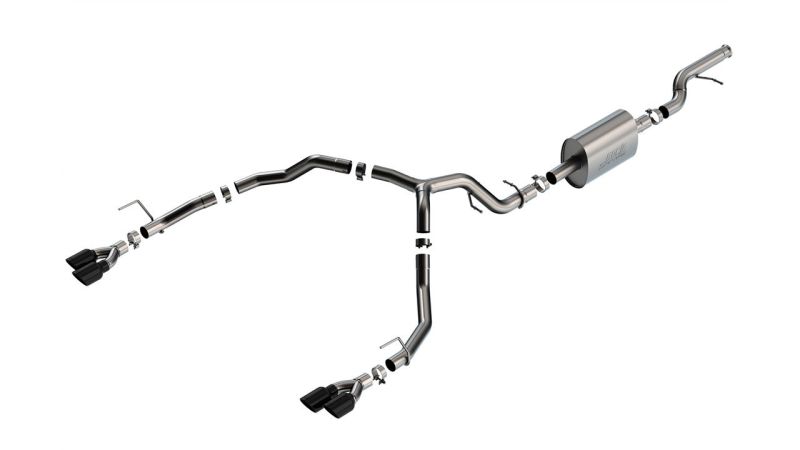 Borla fits  21-22 Chevy Tahoe 5.3L V8 2/4WD 4DR 3in/2.75in S-Type Cat-Back Exhaust w/ Black Chrome Tips - 140857BC