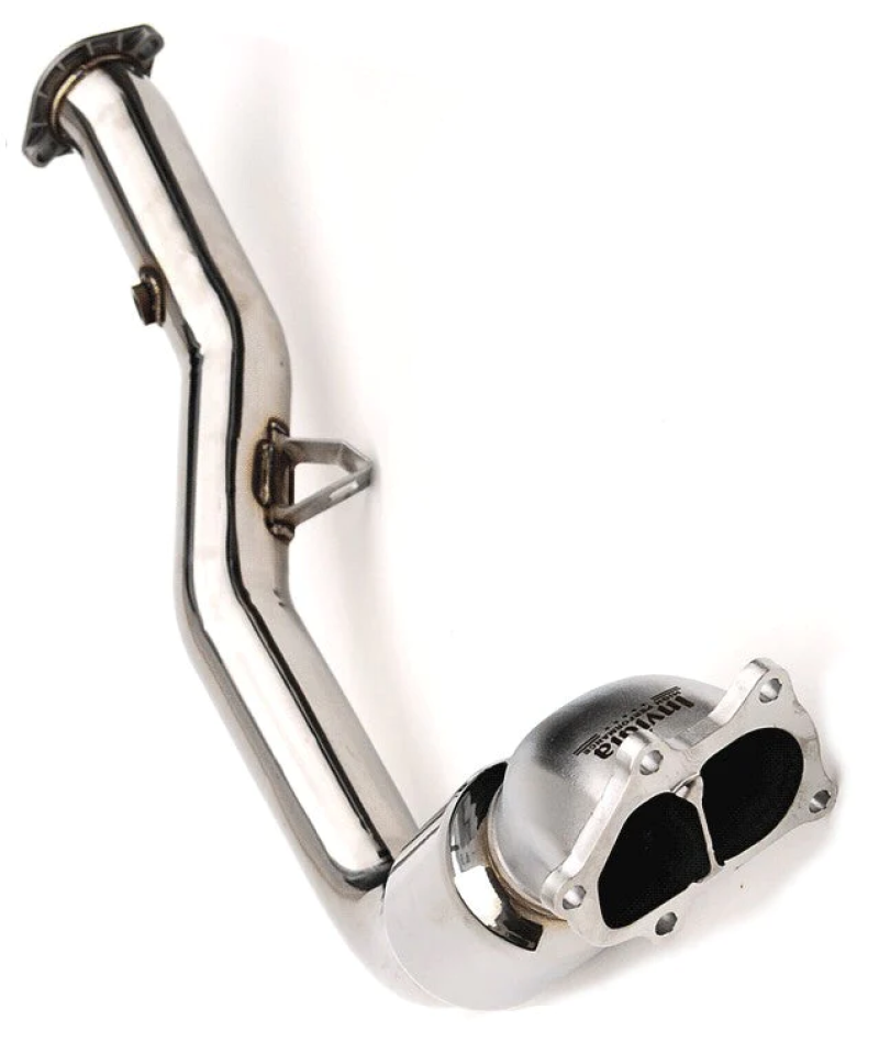 Invidia 02-07 Subaru Impreza WRX/STI High Flow Catted Downpipe w/ Extra 02 Bung - HS05SW1DOC