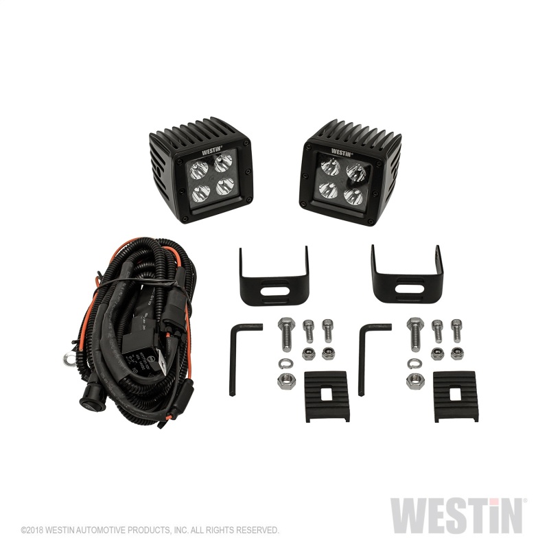 Westin 09-12205B-PR HyperQ B-Force LED Auxiliary Light, Pair