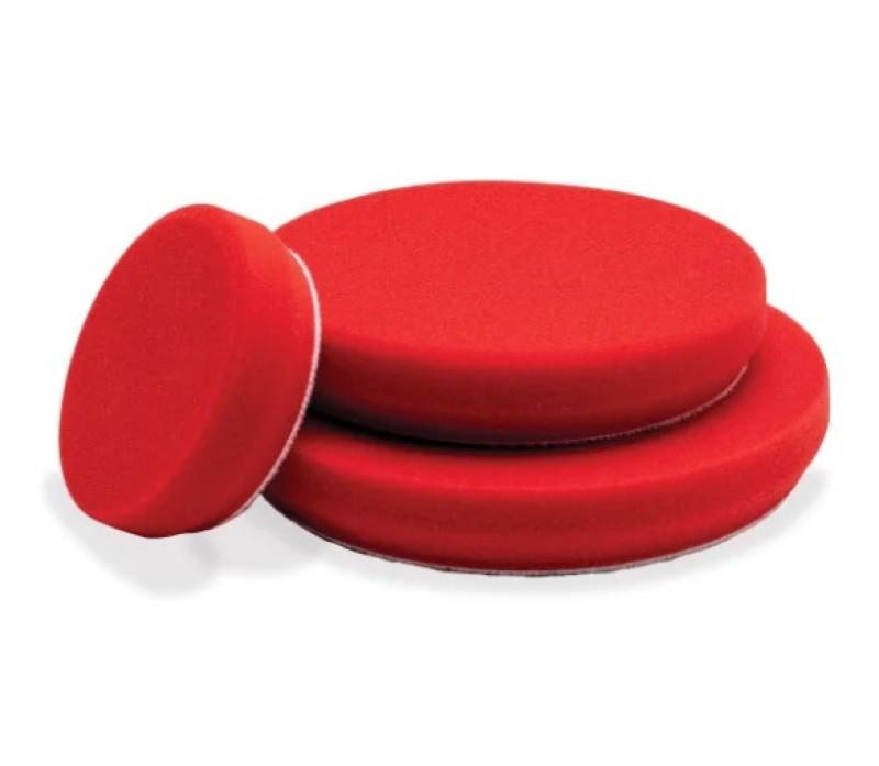 Griots Garage 3in Red Waxing Pads (Set of 3) - Single - 11263-1