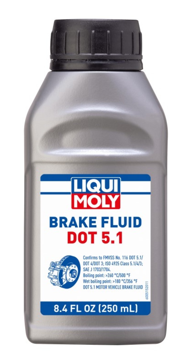 LIQUI MOLY 250mL Brake Fluid DOT 5.1 - Single - 20158-1