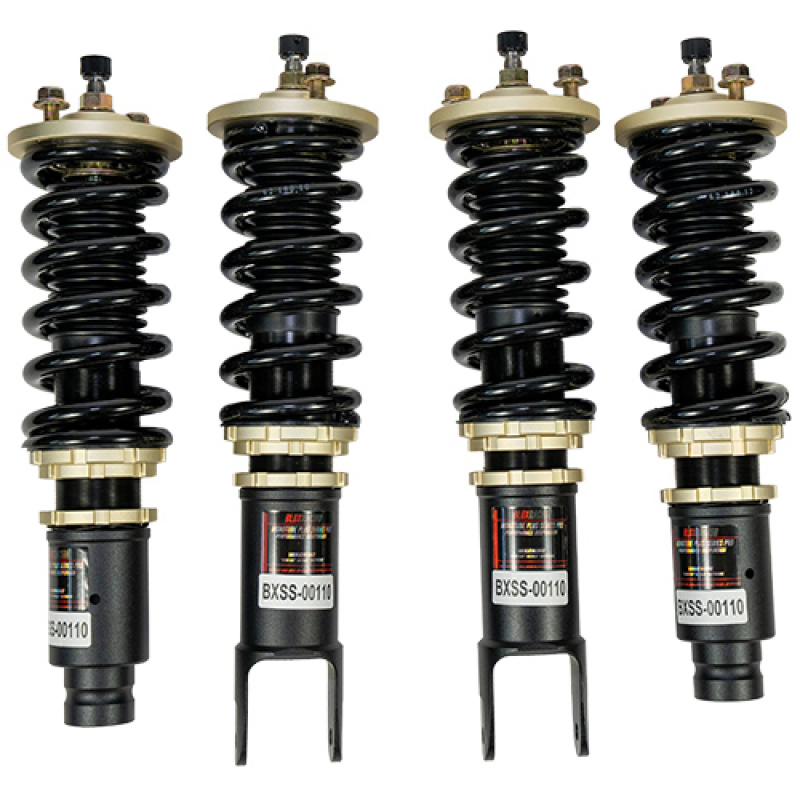 BLOX Racing fits 92-00 Honda Civic / 94-01 Acura Integra Plus Series Fully Adjustable Coilovers - BXSS-00110