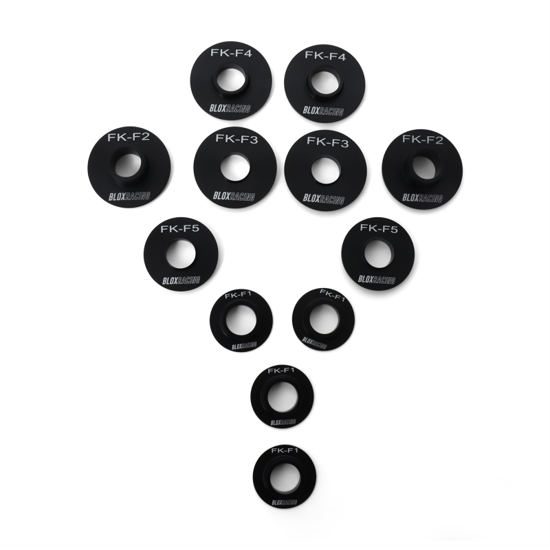 BLOX Racing fits 2016+ Fk Civic - Front - 12 Pieces Subframe Hard Collar Kit - BXSS-20605