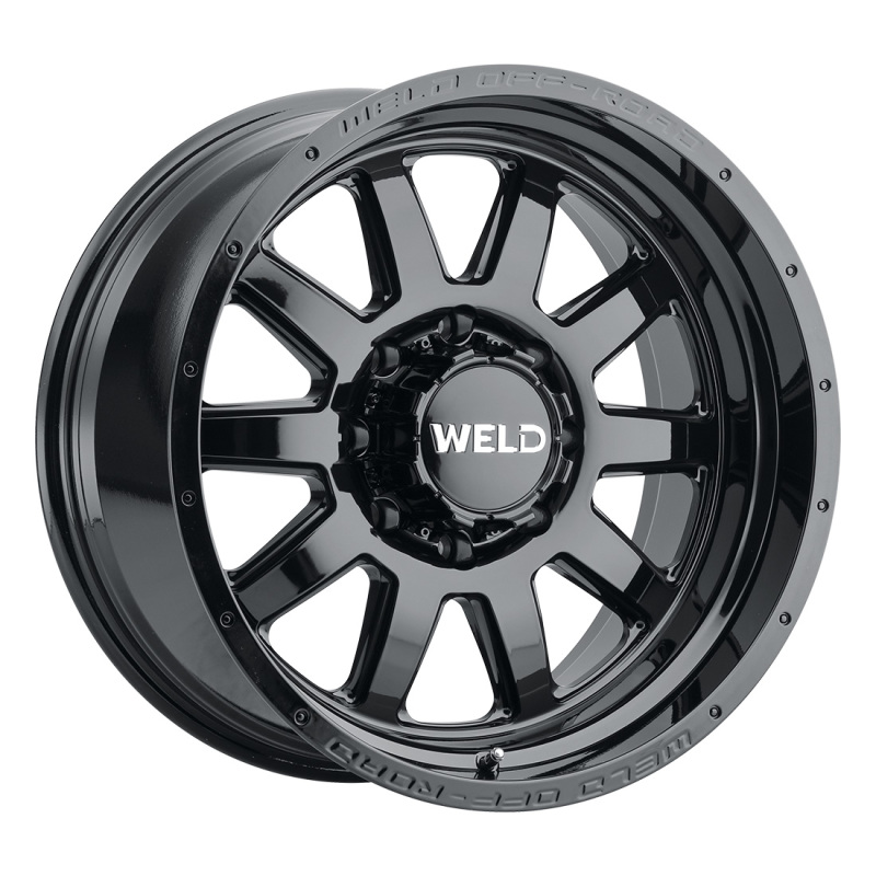 Weld W168 20X9 Stealth 8X165.1 ET00 BS5.00 Gloss Black 125.1 - W16809082500
