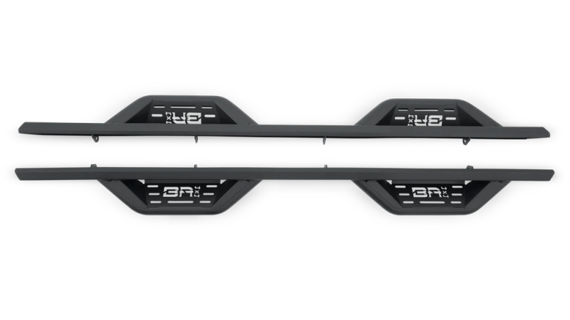 Body Armor 4x4 fits  07-19 Chevrolet Silverado 2500/3500 Crew Cab Ambush Side Steps - Black - GM-4201