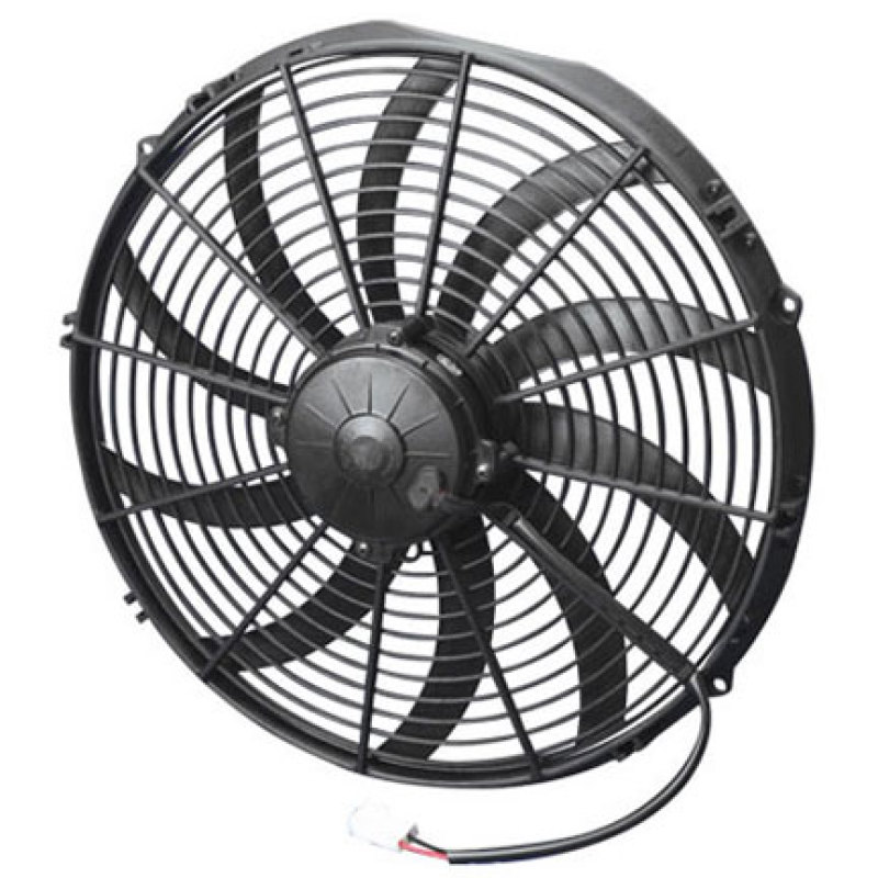 Spal 30102049 16" High Performance Electric Cooling Fan; Curved Blade / Pull